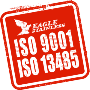 Red Eagle Stainless ISO 9001 stamp